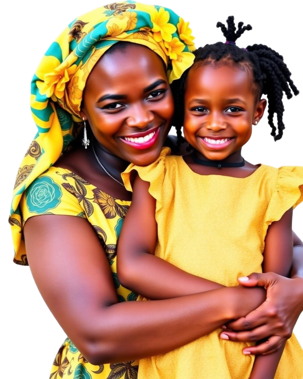Smiling woman and young girl representing the communities supported by Shavonne Care Foundation International.